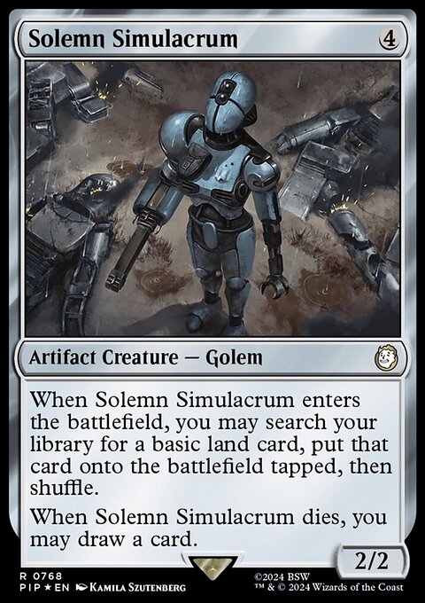 Solemn Simulacrum (Surge Foil) [Fallout]