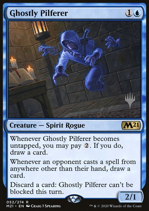 Ghostly Pilferer [Core Set 2021 Prerelease Promos]