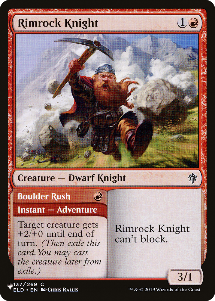 Rimrock Knight [The List]