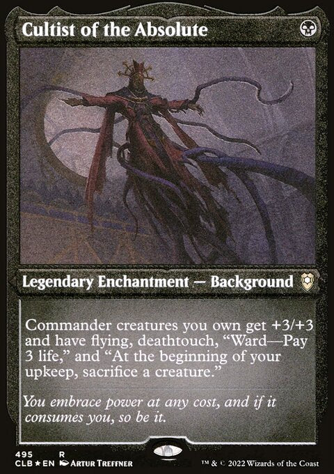 Cultist of the Absolute (Foil Etched) [Commander Legends: Battle for Baldur's Gate]