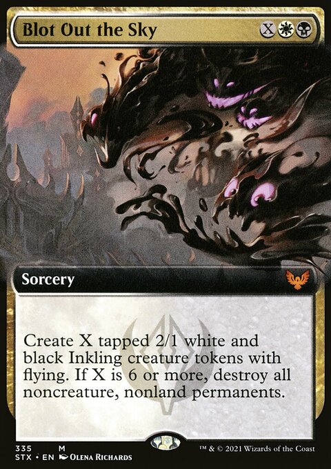 Blot Out the Sky (Extended Art) [Strixhaven: School of Mages]