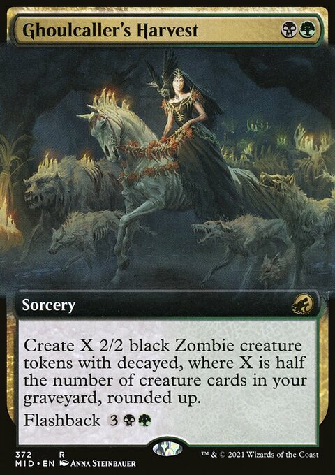 Ghoulcaller's Harvest (Extended Art) [Innistrad: Midnight Hunt]