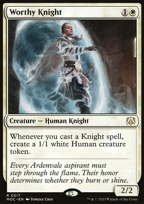 Worthy Knight [March of the Machine Commander]