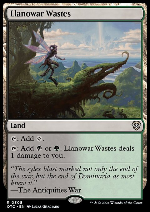 Llanowar Wastes [Outlaws of Thunder Junction Commander]