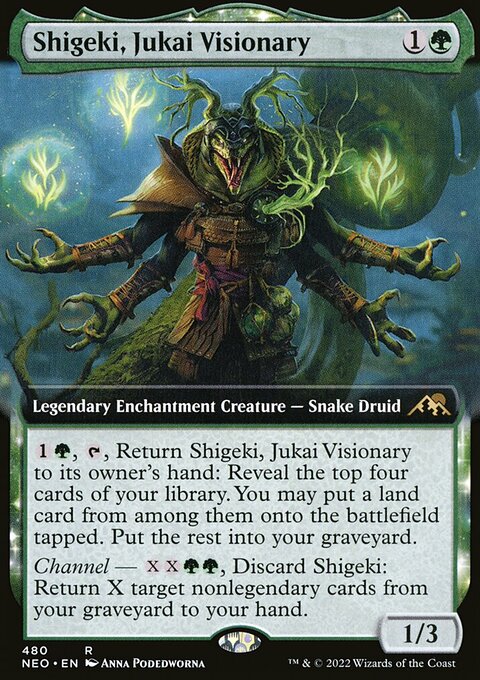 Shigeki, Jukai Visionary (Extended Art) [Kamigawa: Neon Dynasty]