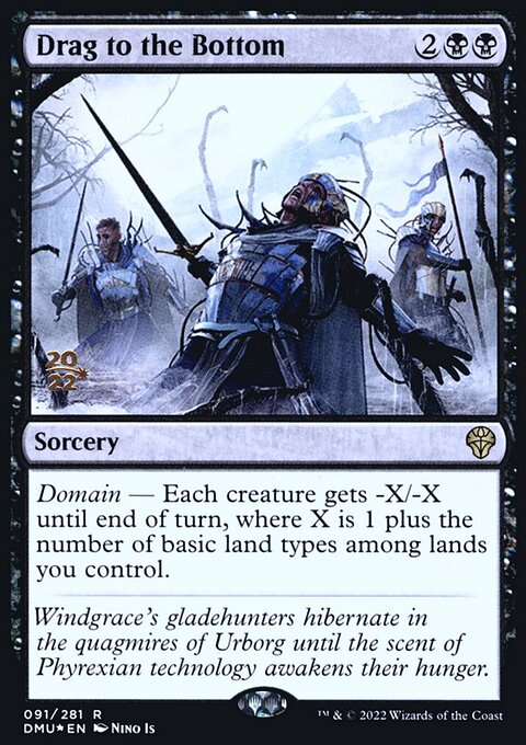 Drag to the Bottom [Dominaria United Prerelease Promos]