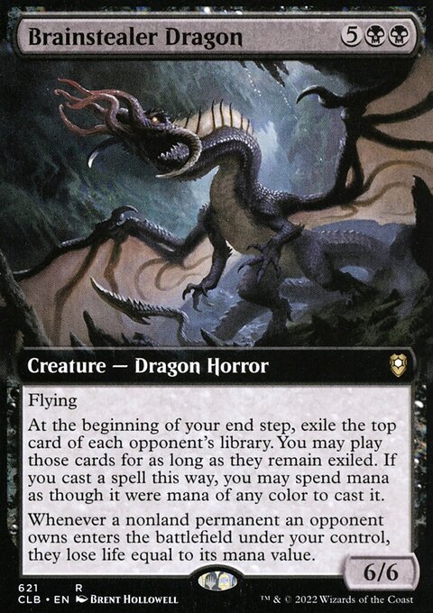 Brainstealer Dragon (Extended Art) [Commander Legends: Battle for Baldur's Gate]