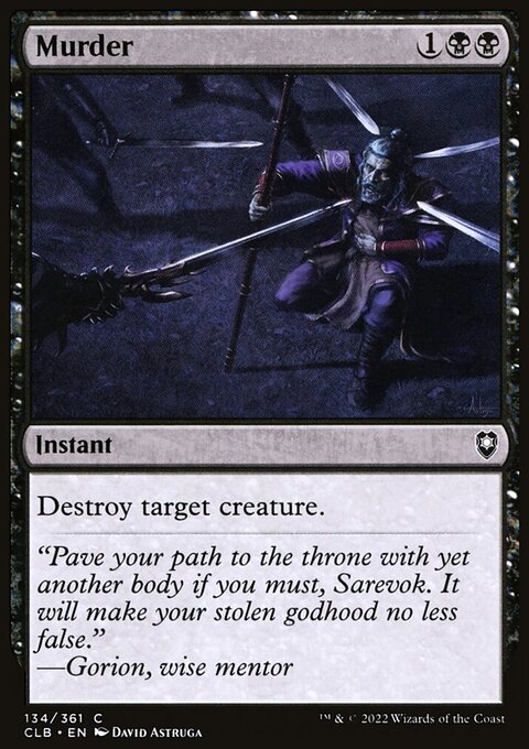 Murder [Commander Legends: Battle for Baldur's Gate]