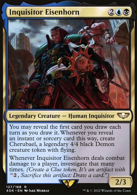 Inquisitor Eisenhorn (Surge Foil) [Warhammer 40,000]