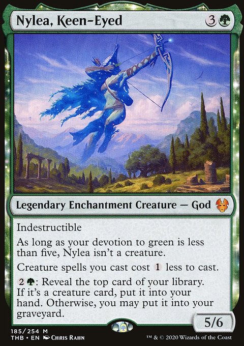 Nylea, Keen-Eyed [Theros Beyond Death Prerelease Promos]