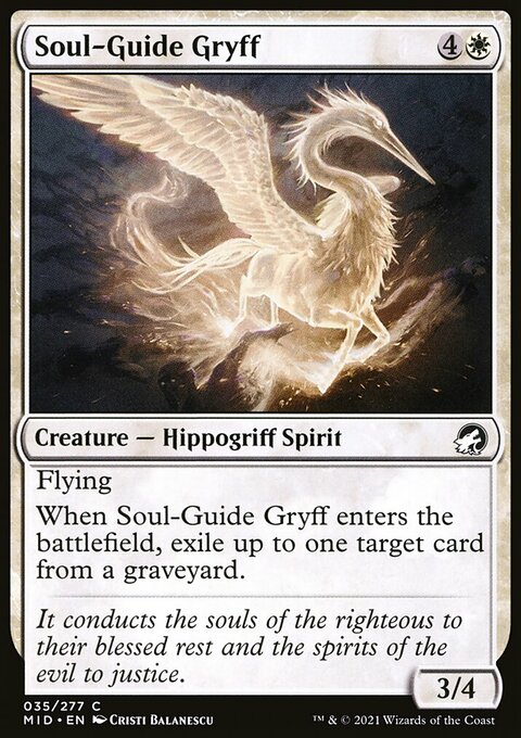 Soul-Guide Gryff [Innistrad: Midnight Hunt]