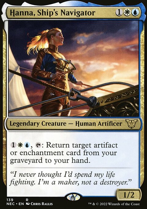 Hanna, Ship's Navigator [Kamigawa: Neon Dynasty Commander]