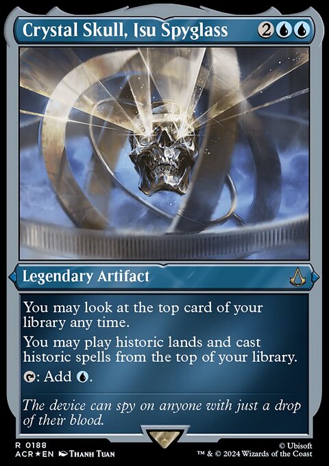 Crystal Skull, Isu Spyglass (Foil Etched) [Assassin's Creed]