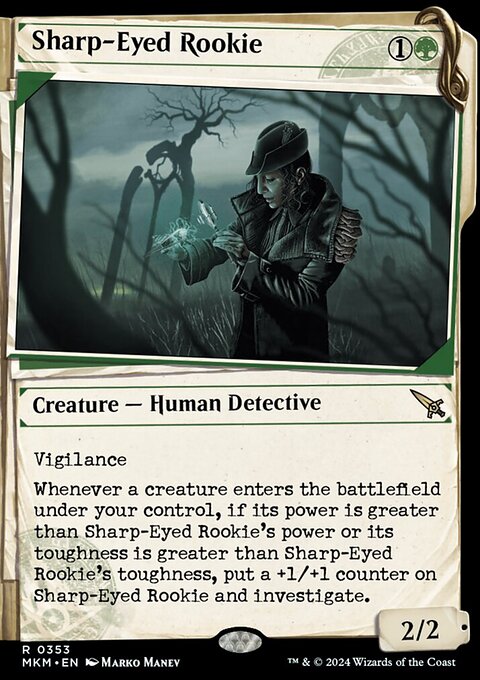 Sharp-Eyed Rookie (Showcase) [Murders at Karlov Manor]