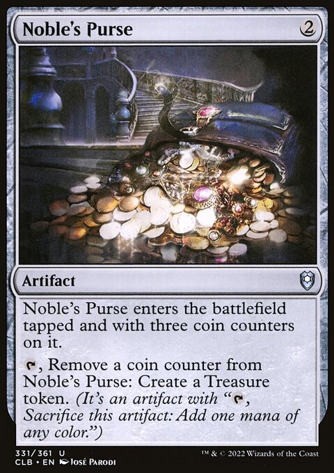 Noble's Purse [Commander Legends: Battle for Baldur's Gate]