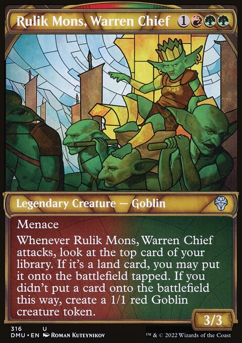 Rulik Mons, Warren Chief (Showcase) [Dominaria United]