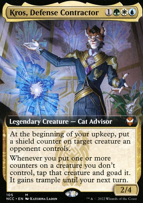 Kros, Defense Contractor (Extended Art) [Streets of New Capenna Commander]