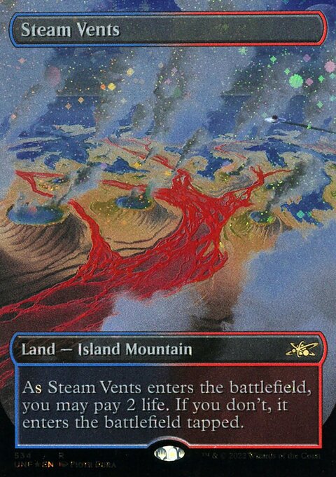 Steam Vents (Borderless) (Galaxy Foil) [Unfinity]
