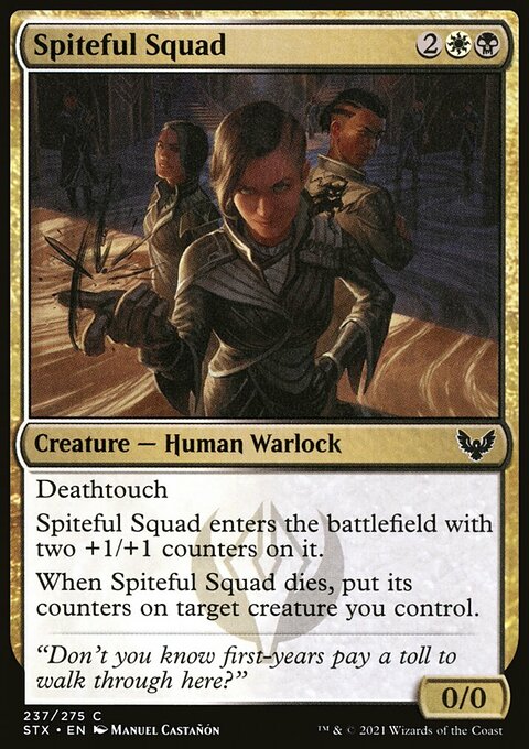 Spiteful Squad [Strixhaven: School of Mages]