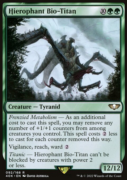 Hierophant Bio-Titan (Surge Foil) [Warhammer 40,000]