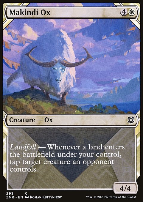 Makindi Ox (Showcase) [Zendikar Rising]