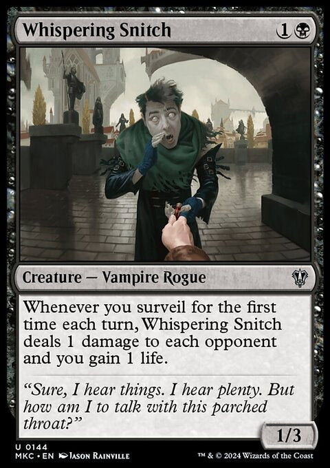 Whispering Snitch [Murders at Karlov Manor Commander]