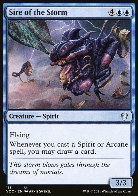 Sire of the Storm [Innistrad: Crimson Vow Commander]