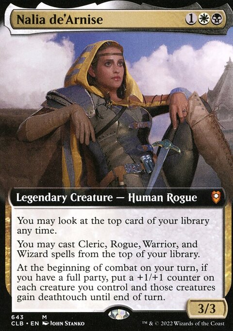 Nalia de'Arnise (Extended Art) [Commander Legends: Battle for Baldur's Gate]