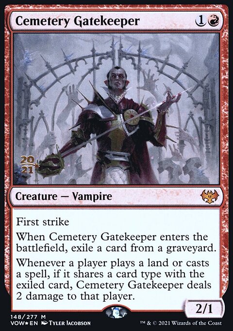 Cemetery Gatekeeper [Innistrad: Crimson Vow Prerelease Promos]