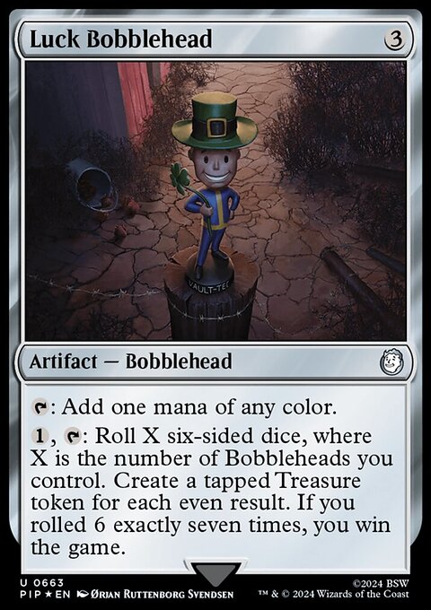 Luck Bobblehead (Surge Foil) [Fallout]