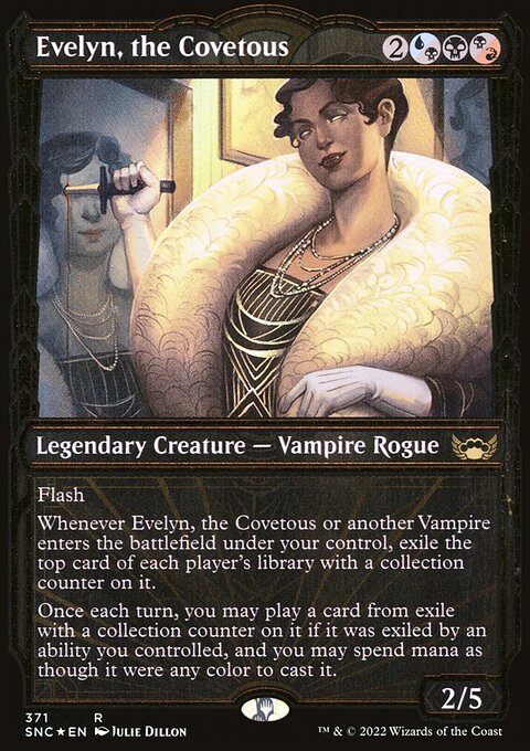 Evelyn, the Covetous (Showcase Golden Age Gilded Foil) [Streets of New Capenna]