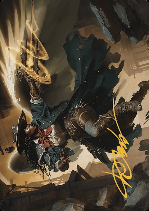 Archangel of Tithes Art Card [Outlaws of Thunder Junction Art Series]