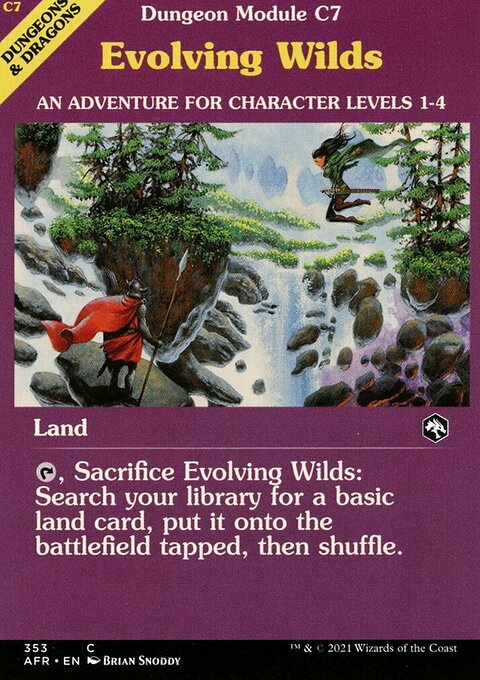Evolving Wilds (Dungeon Module) [Dungeons & Dragons: Adventures in the Forgotten Realms]