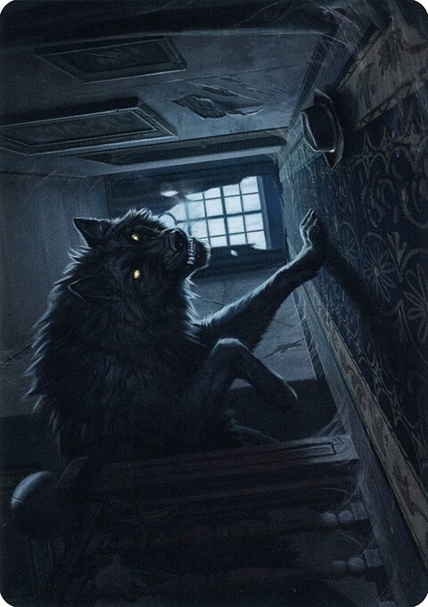 Primal Adversary Art Card [Innistrad: Midnight Hunt Art Series]