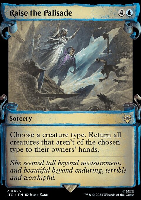 Raise the Palisade [The Lord of the Rings: Tales of Middle-Earth Commander Showcase Scrolls]
