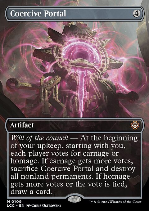 Coercive Portal (Borderless) [The Lost Caverns of Ixalan Commander]