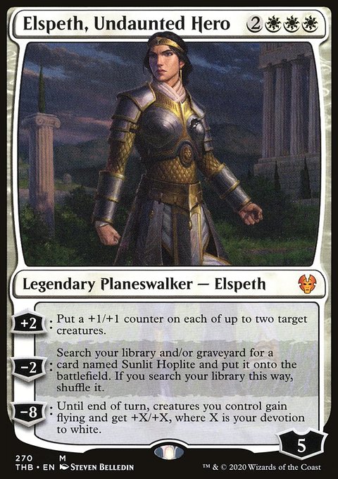 Elspeth, Undaunted Hero [Theros Beyond Death]