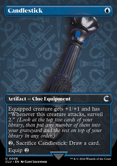 Candlestick (Borderless) [Ravnica: Clue Edition]