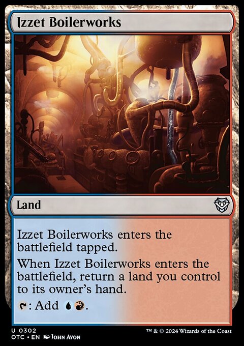 Izzet Boilerworks [Outlaws of Thunder Junction Commander]