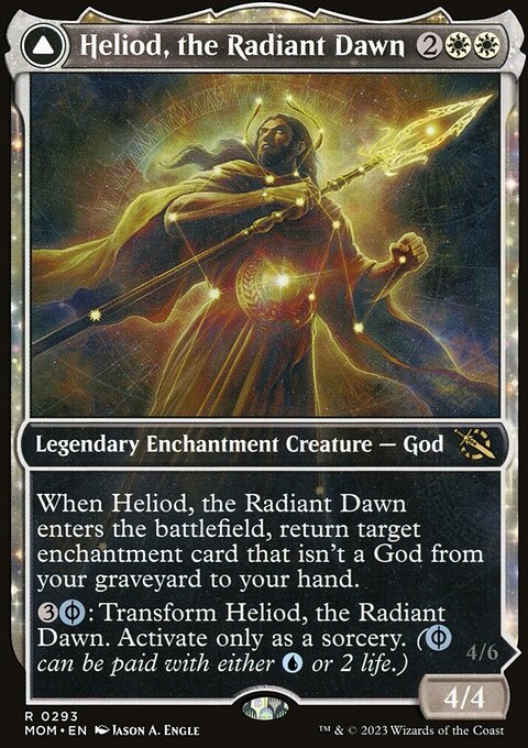 Heliod, the Radiant Dawn // Heliod, the Warped Eclipse (Showcase Planar Booster Fun) [March of the Machine]