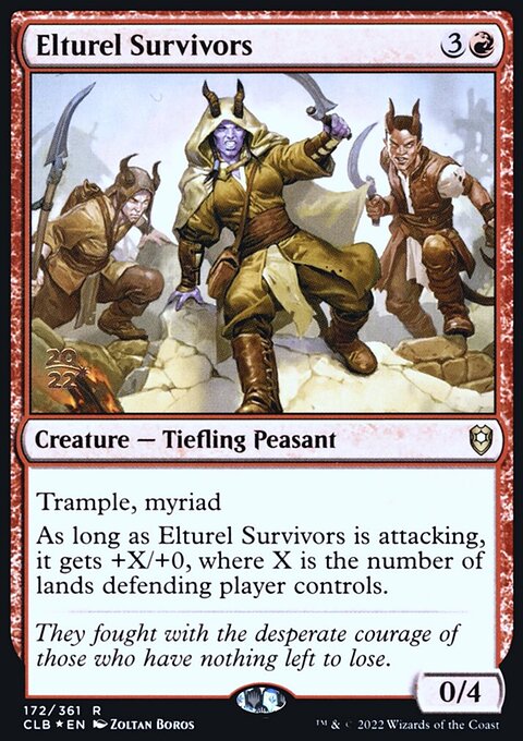 Elturel Survivors [Commander Legends: Battle for Baldur's Gate Prerelease Promos]