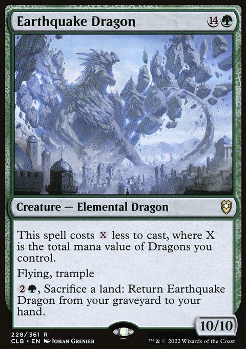 Earthquake Dragon [Commander Legends: Battle for Baldur's Gate]