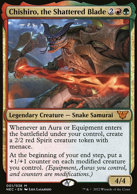 Chishiro, the Shattered Blade [Kamigawa: Neon Dynasty Commander]