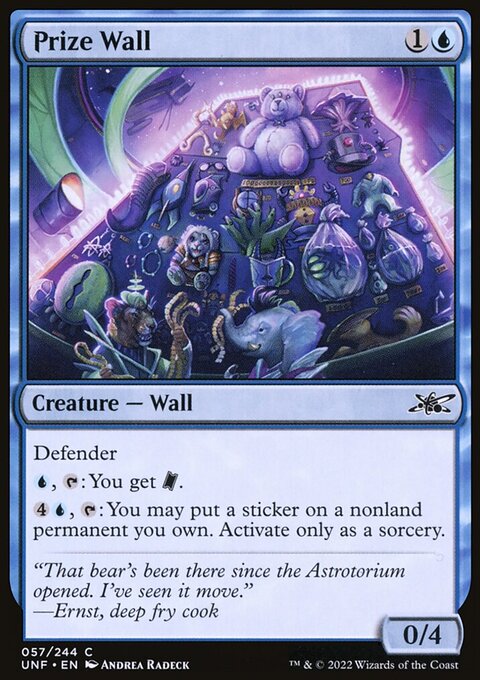 Prize Wall [Unfinity]