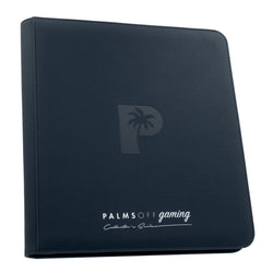 Collector's Series 12 Pocket Zip Trading Card Binder - NAVY - Palms Off Gaming