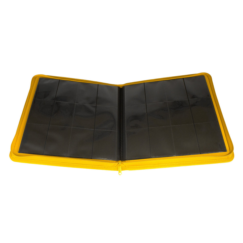 STEALTH 12 Pocket Zip Trading Card Binder - Yellow - LOCAL PICK UP ONLY