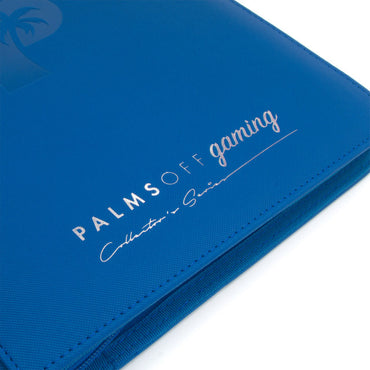 Collector's Series Top Loader Zip Binder - BLUE - Palms Off Gaming