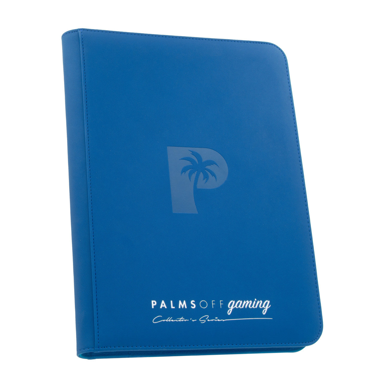 Collector's Series 9 Pocket Zip Trading Card Binder - BLUE - Palms Off Gaming