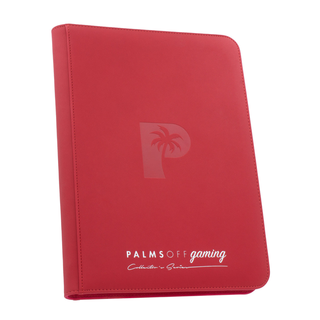 Collector's Series 9 Pocket Zip Trading Card Binder - RED - Palms Off Gaming