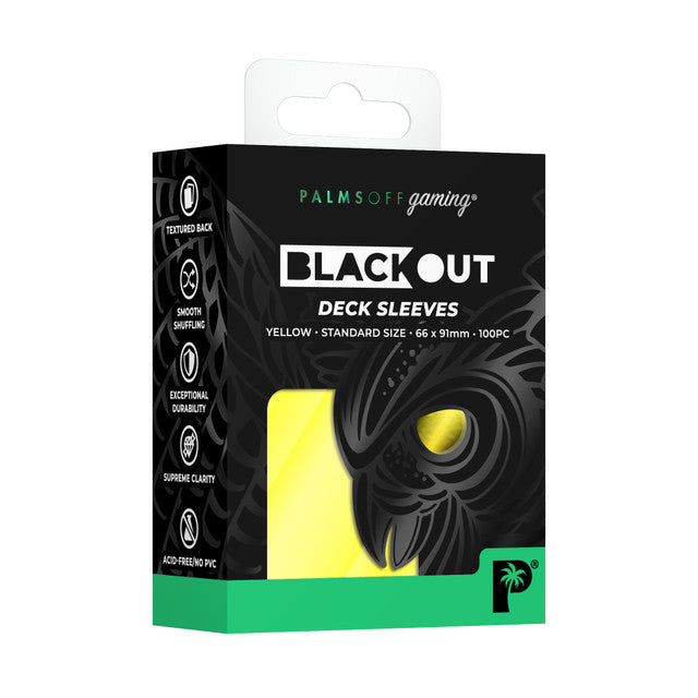 Blackout Deck Sleeves - Yellow